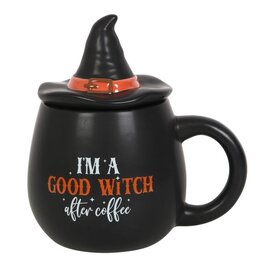 Something Different I'm a Good Witch After Coffee Topped Mug