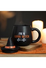 Something Different Drinkware - I'm a Good Witch After Coffee Mok met deksel