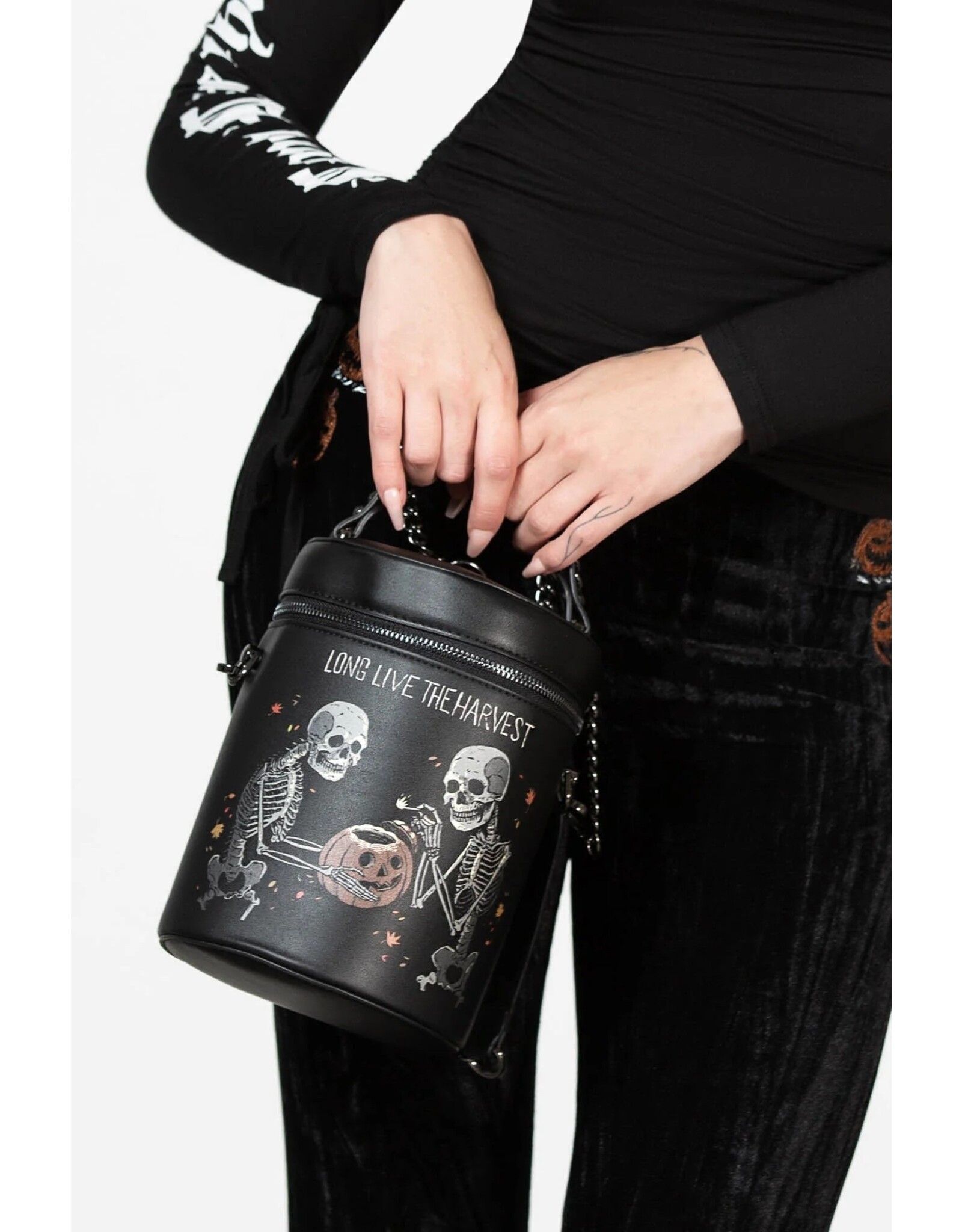 Killstar Killstar bags and accessories - Jack O-Lantern Killstar Handbag