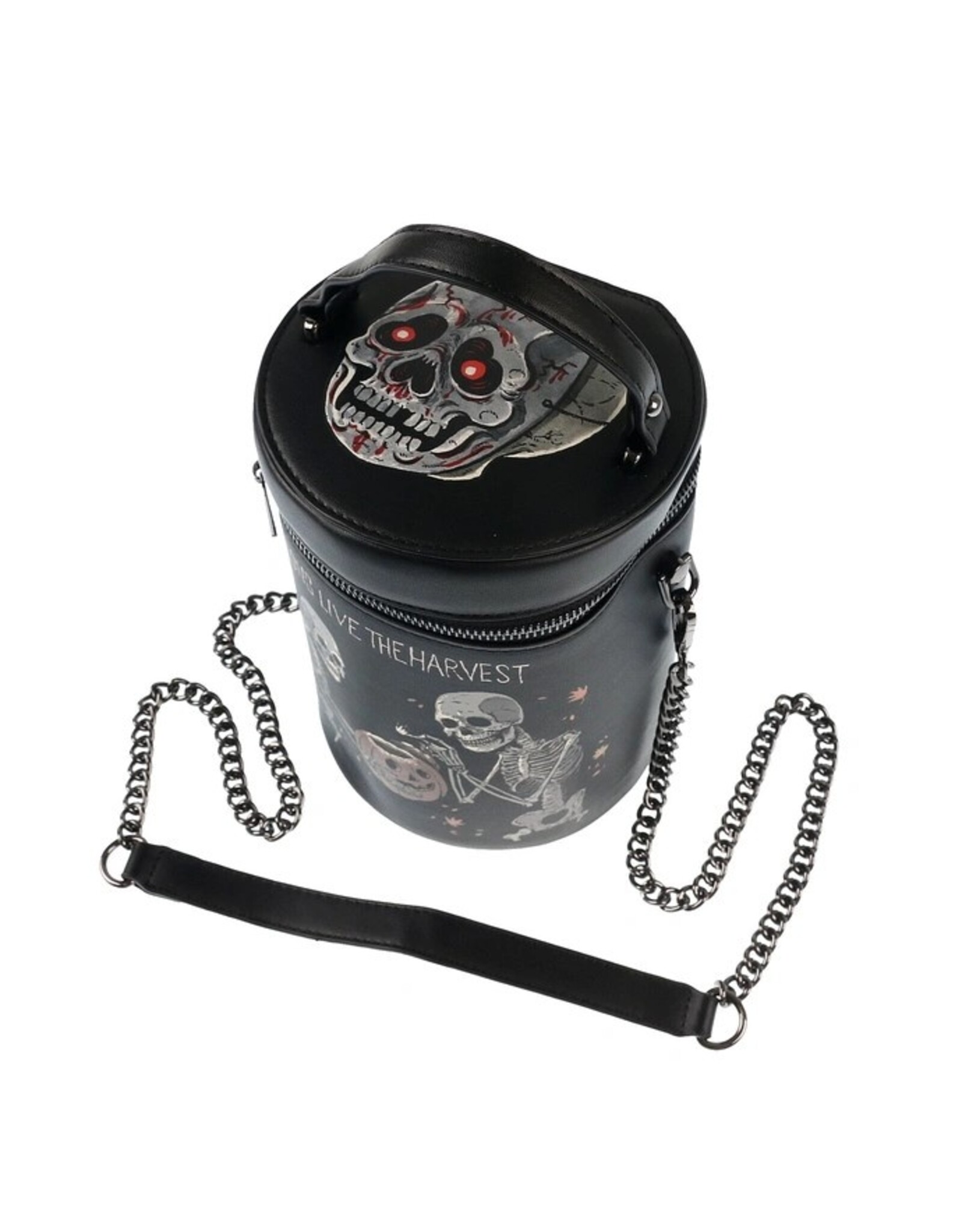 Killstar Killstar tassen en accessoires - Jack O-Lantern Killstar Handas Skeletten en Pompoen