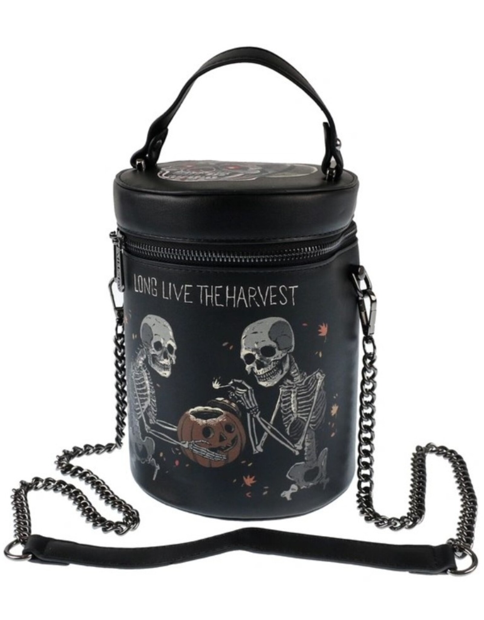 Killstar Killstar tassen en accessoires - Jack O-Lantern Killstar Handas Skeletten en Pompoen