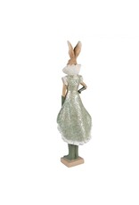 Trukado Giftware Figurines Collectables - Rabbit in Green Victorian Dress 44cm