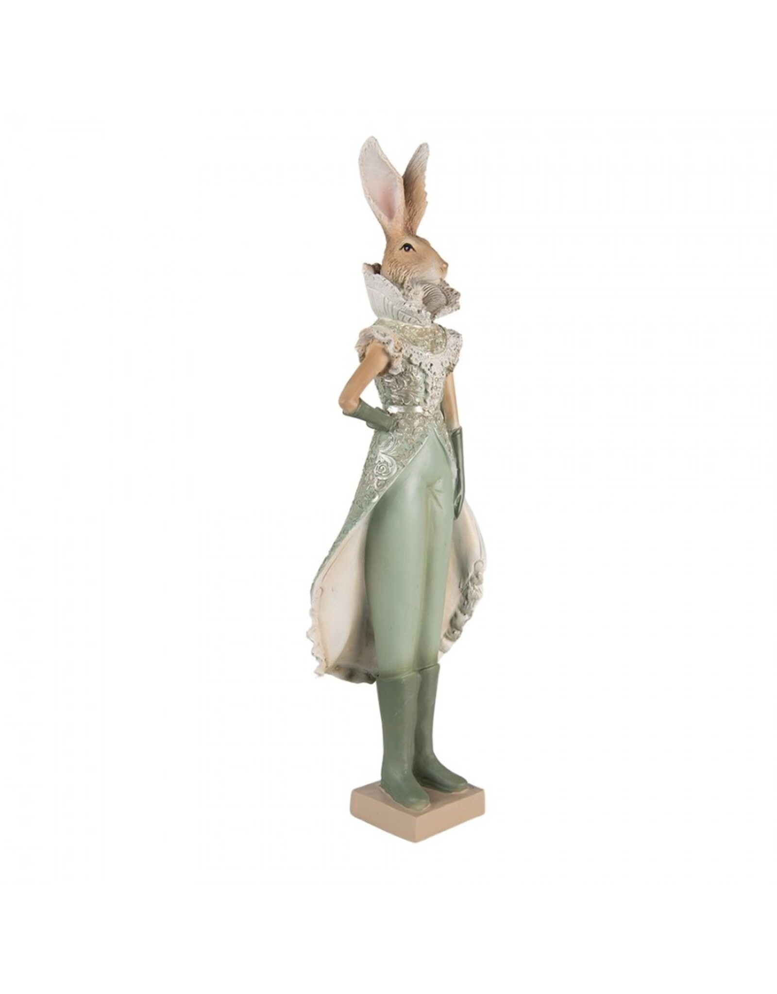 Trukado Giftware Figurines Collectables - Rabbit in Green Victorian Dress 44cm