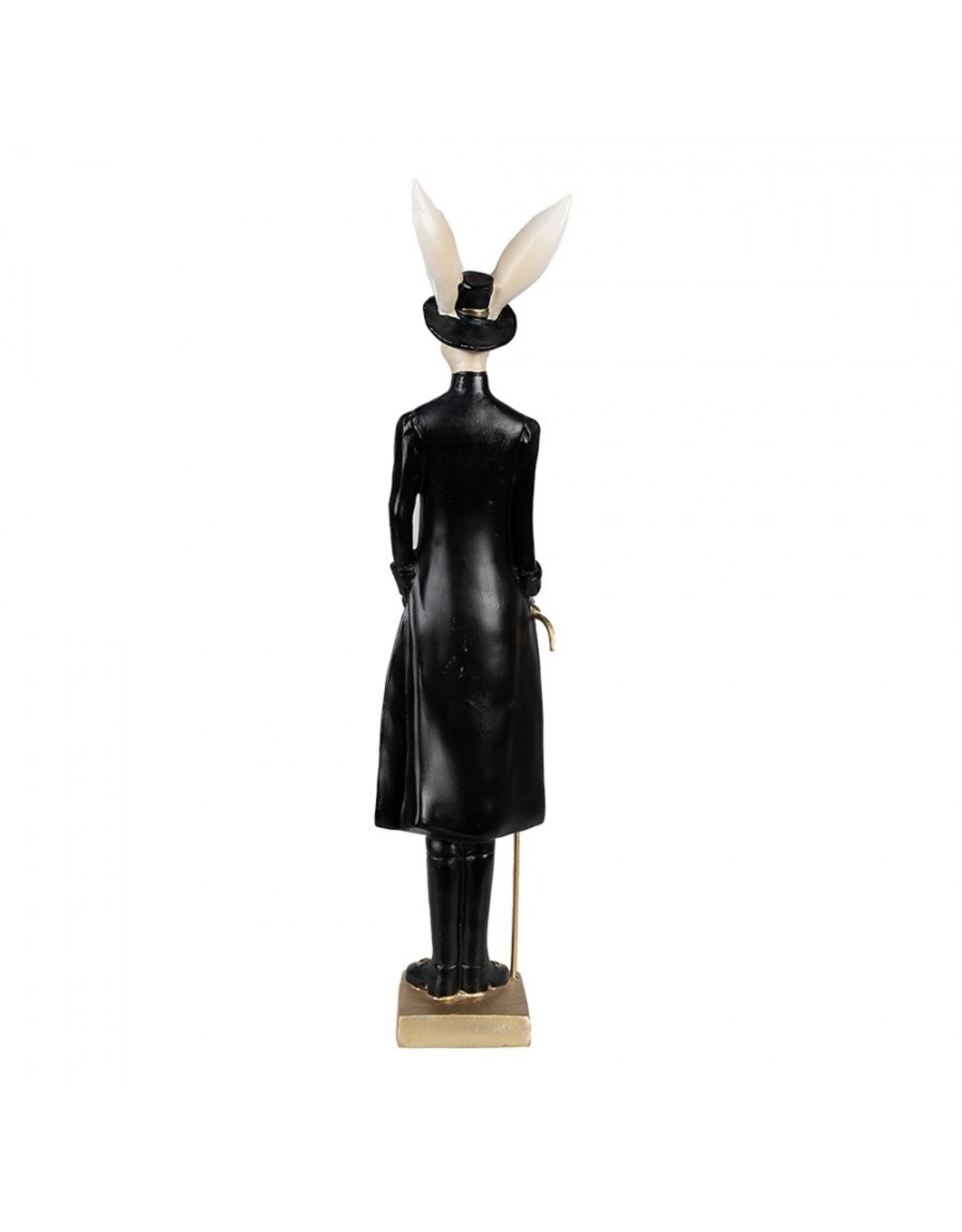 Trukado Giftware Figurines Collectables - Rabbit Gentlemen in Black Coat with Walking Stick 40cm