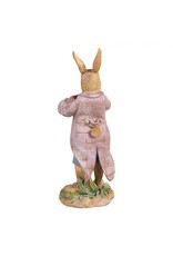 C&E Giftware & Lifestyle - Rabbit in Jacket Holding a Heart 20cm