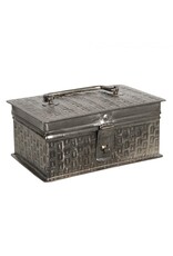 C&E Miscellaneous - Metal Storage Box Bohemian Style Rectangle 18cm