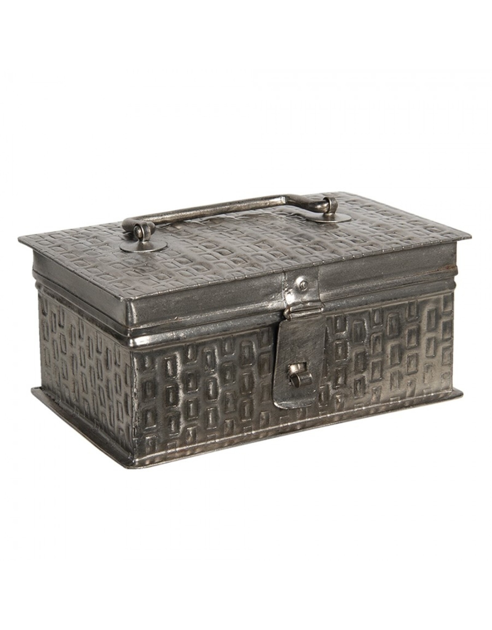 C&E Miscellaneous - Metal Storage Box Bohemian Style Rectangle 18cm