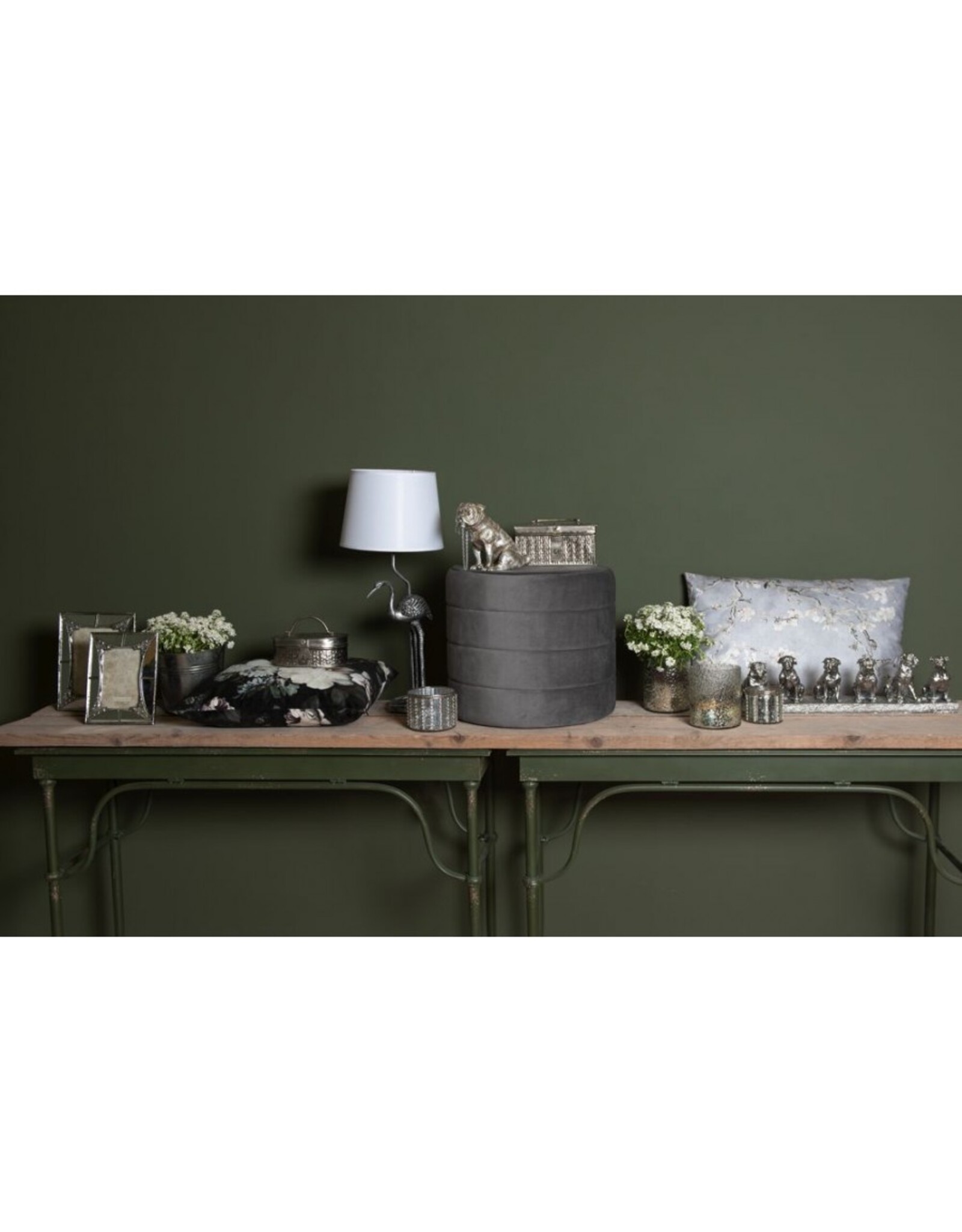 C&E Miscellaneous - Metalen Opbergdoosje Bohemien Stijl Rechthoek 21cm