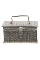 C&E Miscellaneous - Metal Storage Box Bohemian Style Rectangle 21cm