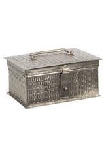 C&E Miscellaneous - Metal Storage Box Bohemian Style Rectangle 21cm