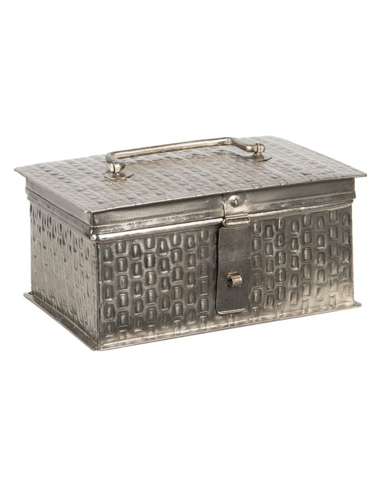 C&E Miscellaneous - Metal Storage Box Bohemian Style Rectangle 21cm