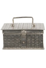C&E Miscellaneous - Metal Storage Box Bohemian Style Rectangle 21cm