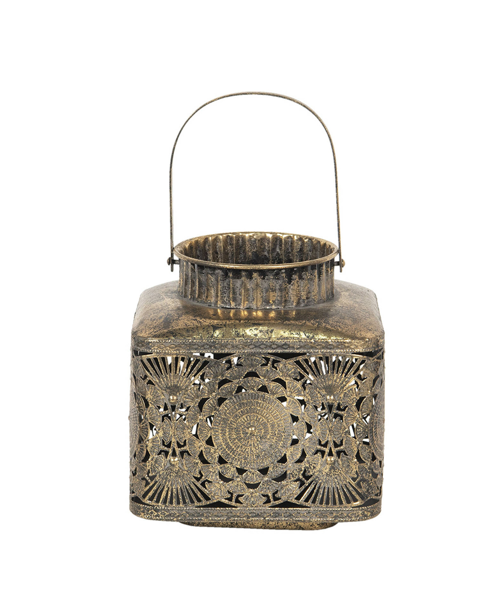C&E Miscellaneous - Metal Lantern Rural-Industrial Copper colored
