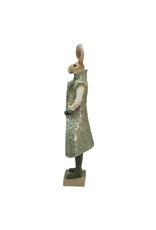 C&E Giftware Figurines Collectables - Rabbit in Green Victorian Coat 61cm