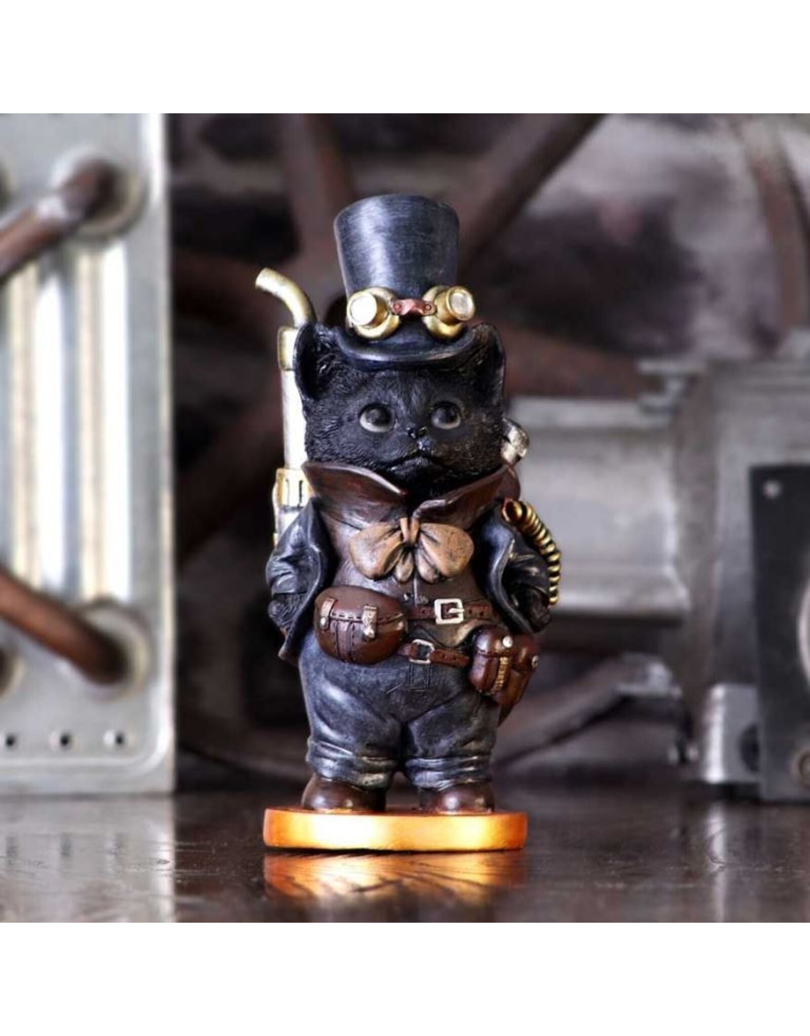 NemesisNow Giftware & Lifestyle - Steamsmith's Cat 19,5cm