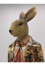 C&E Giftware & Lifestyle - Hare in Waistcoat, Jacket and Trousers, with Umbrella 51cm