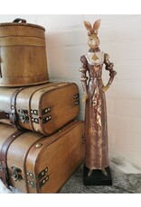 C&E Giftware & Lifestyle - Hare dressed as a Victorian Lady 53cm