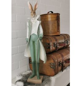 C&E Rabbit in Green Victorian Coat 61cm