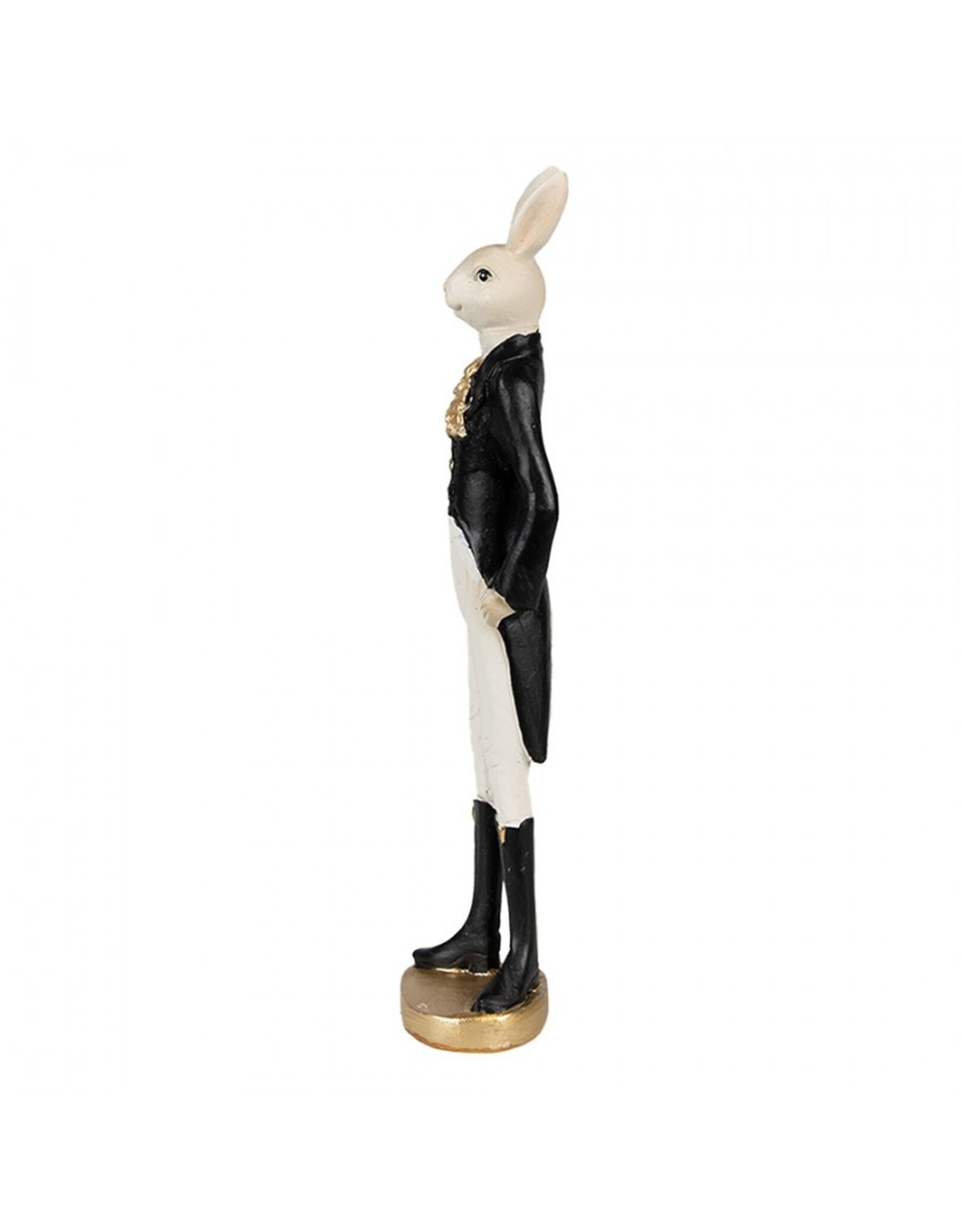 C&E Giftware Figurines Collectables - Rabbit in Smoking, Riding Boots and White Trousers