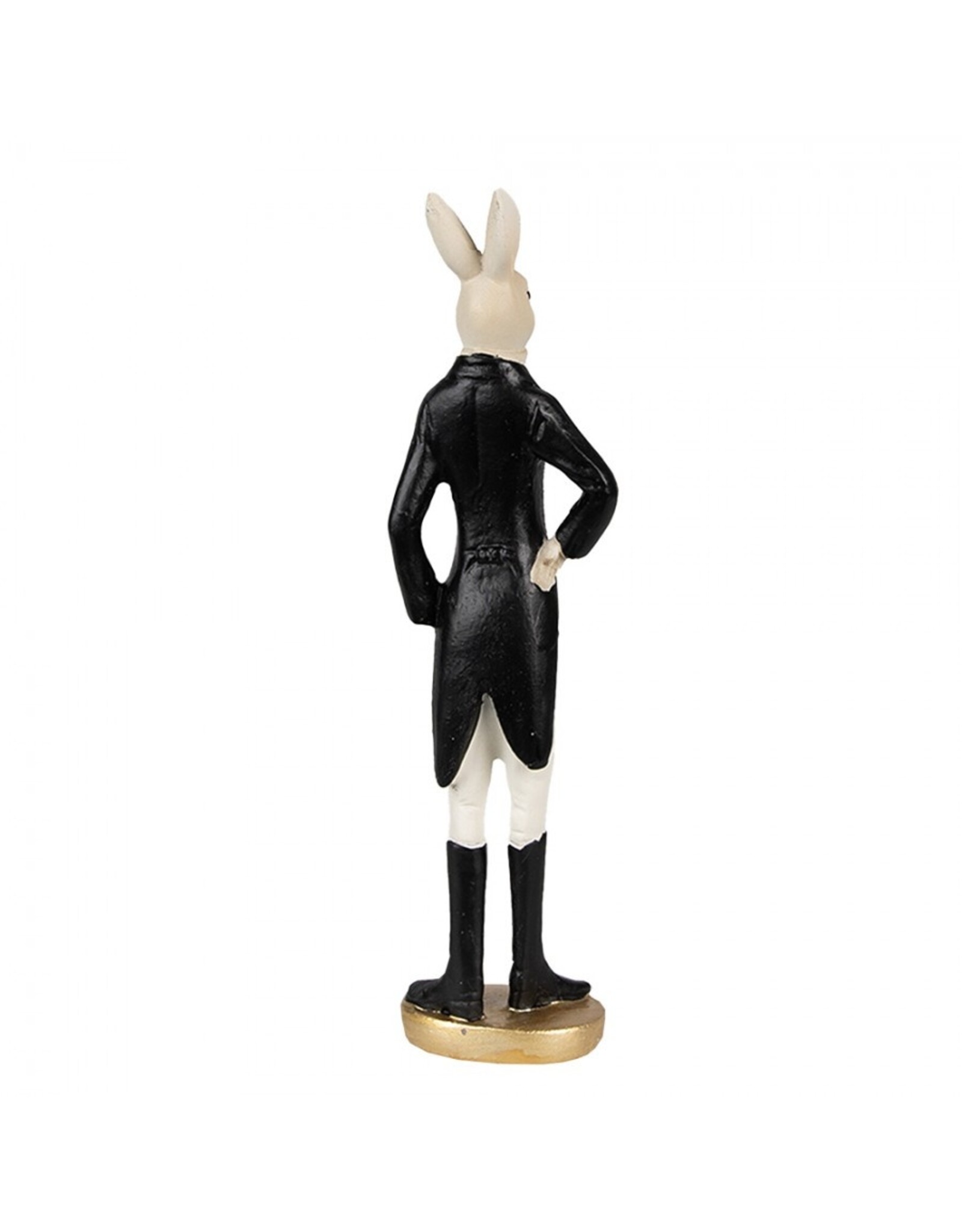 C&E Giftware Figurines Collectables - Rabbit in Smoking, Riding Boots and White Trousers