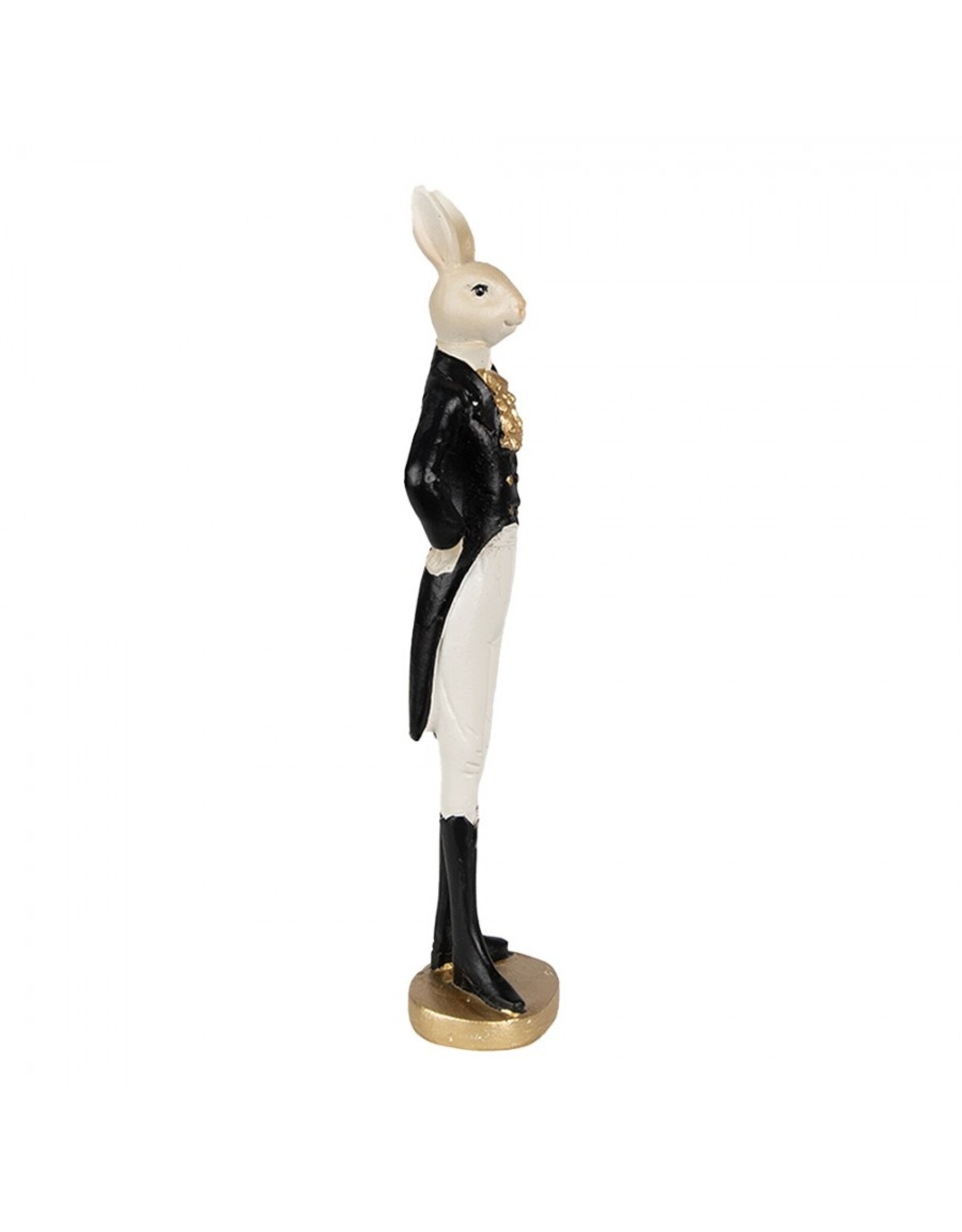 C&E Giftware Figurines Collectables - Rabbit in Smoking, Riding Boots and White Trousers
