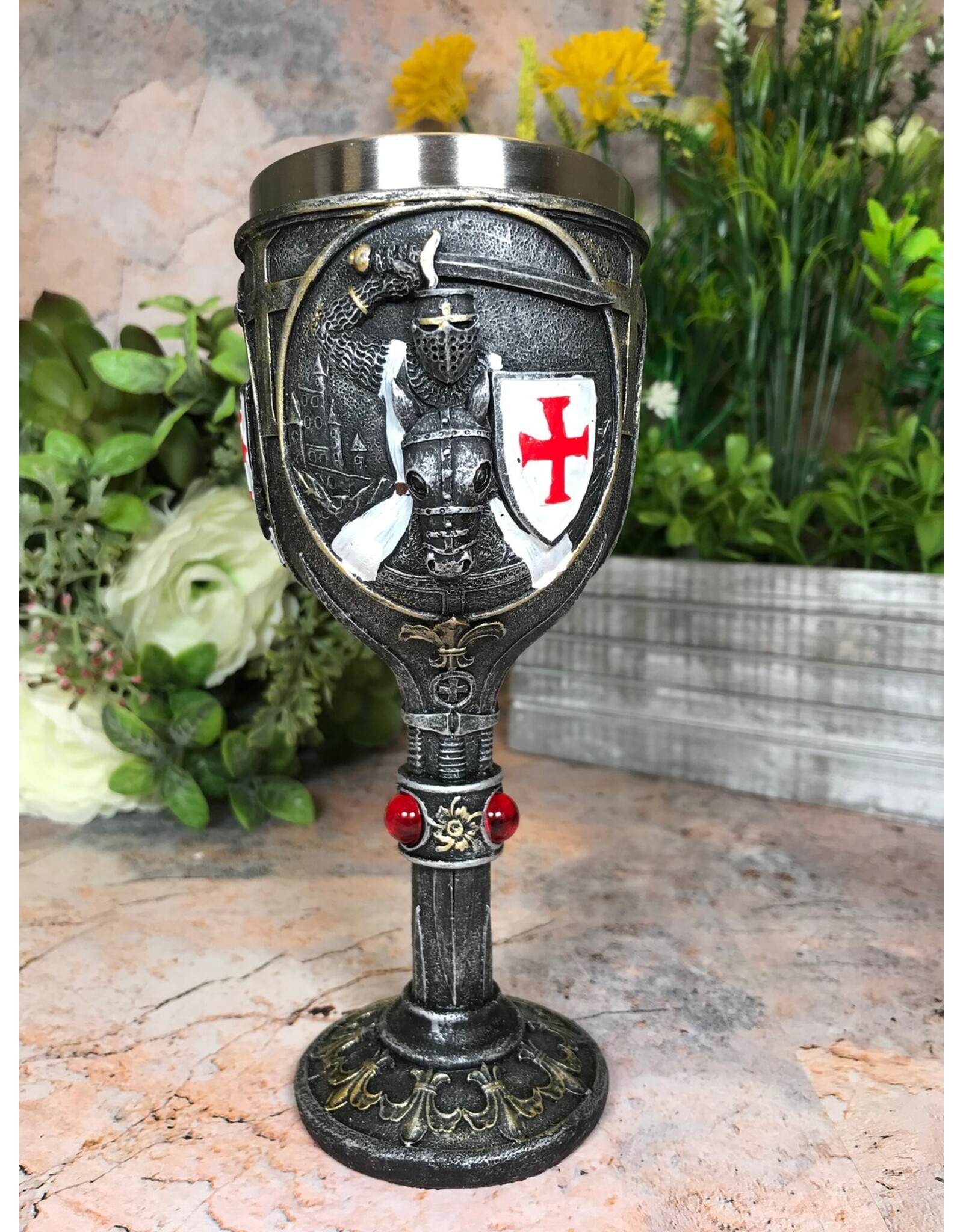 VG Drinkware - Templars Medieval Knight Goblet 18cm