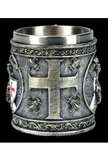 VG Drinkware - Tankard Crusader on Horse - metal insert removable