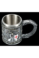 VG Drinkware - Tankard Crusader on Horse - metal insert removable