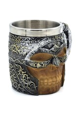 Dark Desire Drinkware - Skull Tankard Zorro 3D - met RVS inzetstuk