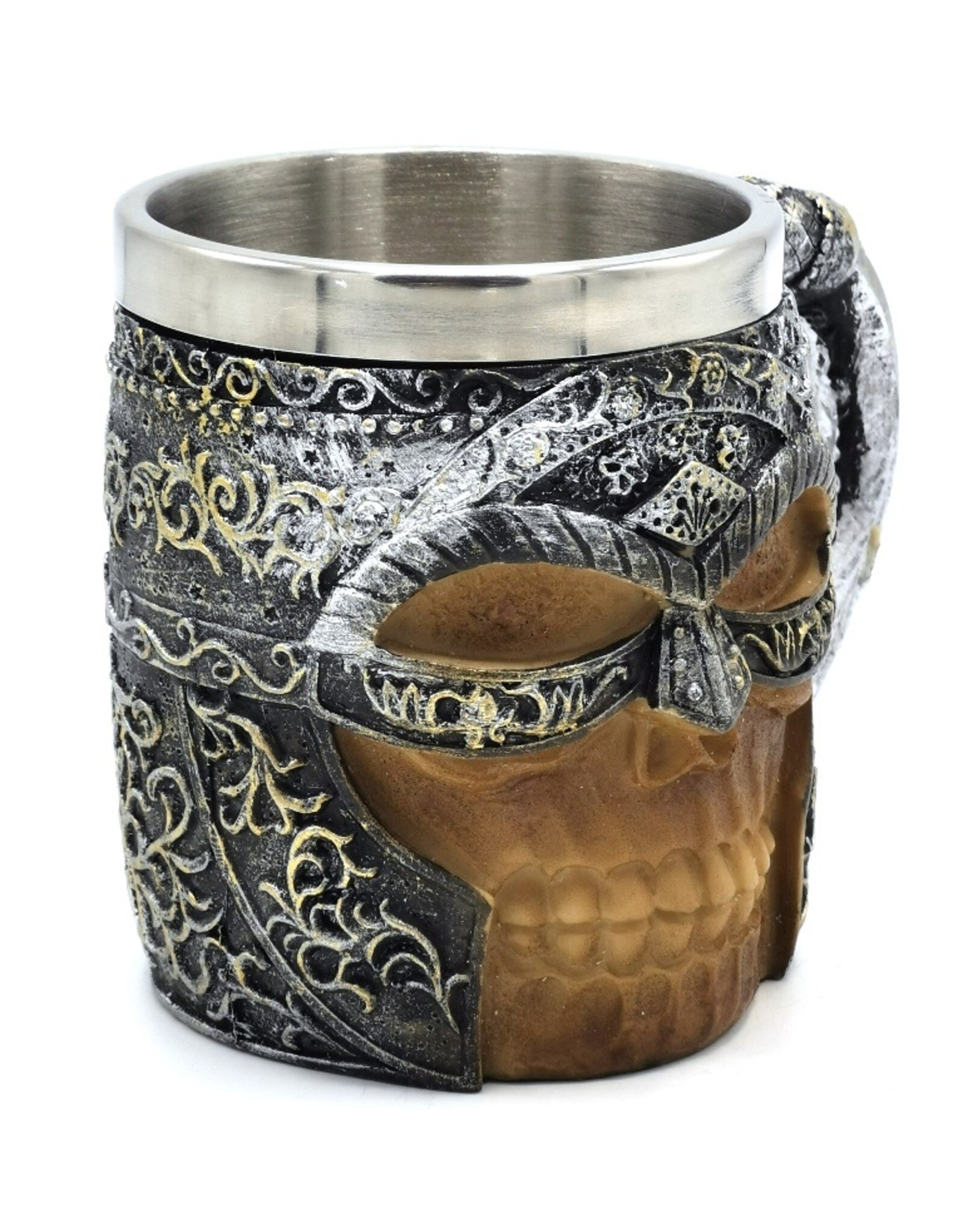 Dark Desire Drinkware - Skull Tankard Zorro 3D - with stainless steel insert