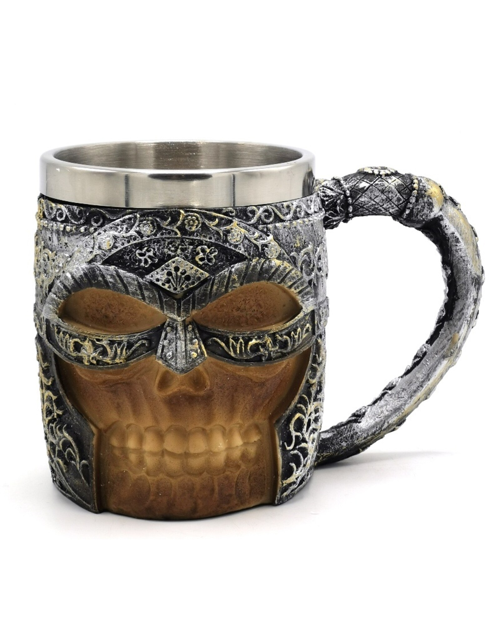 Dark Desire Drinkware - Skull Tankard Zorro 3D - met RVS inzetstuk