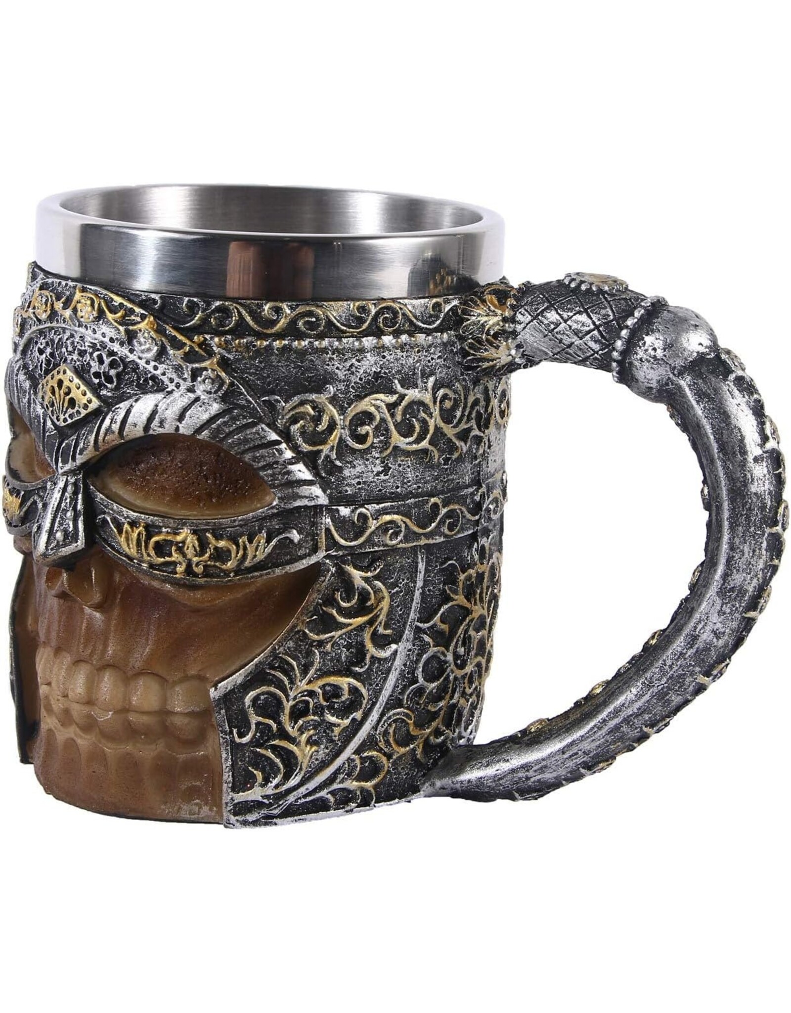 Dark Desire Drinkware - Skull Tankard Zorro 3D - with stainless steel insert