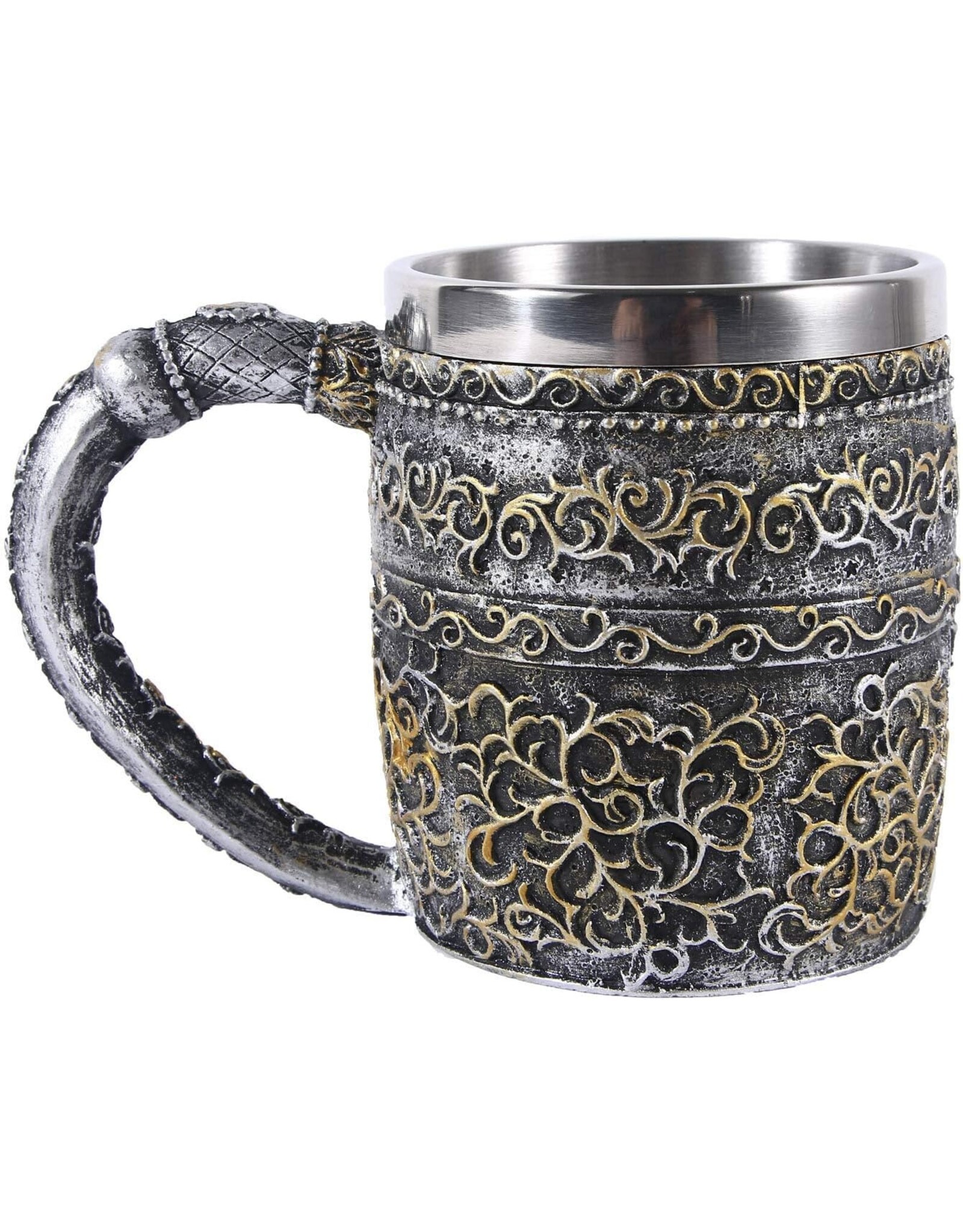 Dark Desire Drinkware - Skull Tankard Zorro 3D - met RVS inzetstuk