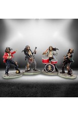NemesisNow Collectables - One Hell of a Band - Rock band set of 4 figurines Nemesis Now
