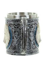 Puckator Drinkware - White Wolf tankard with stainless insert