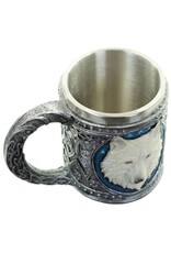 Puckator Drinkware - White Wolf tankard with stainless insert