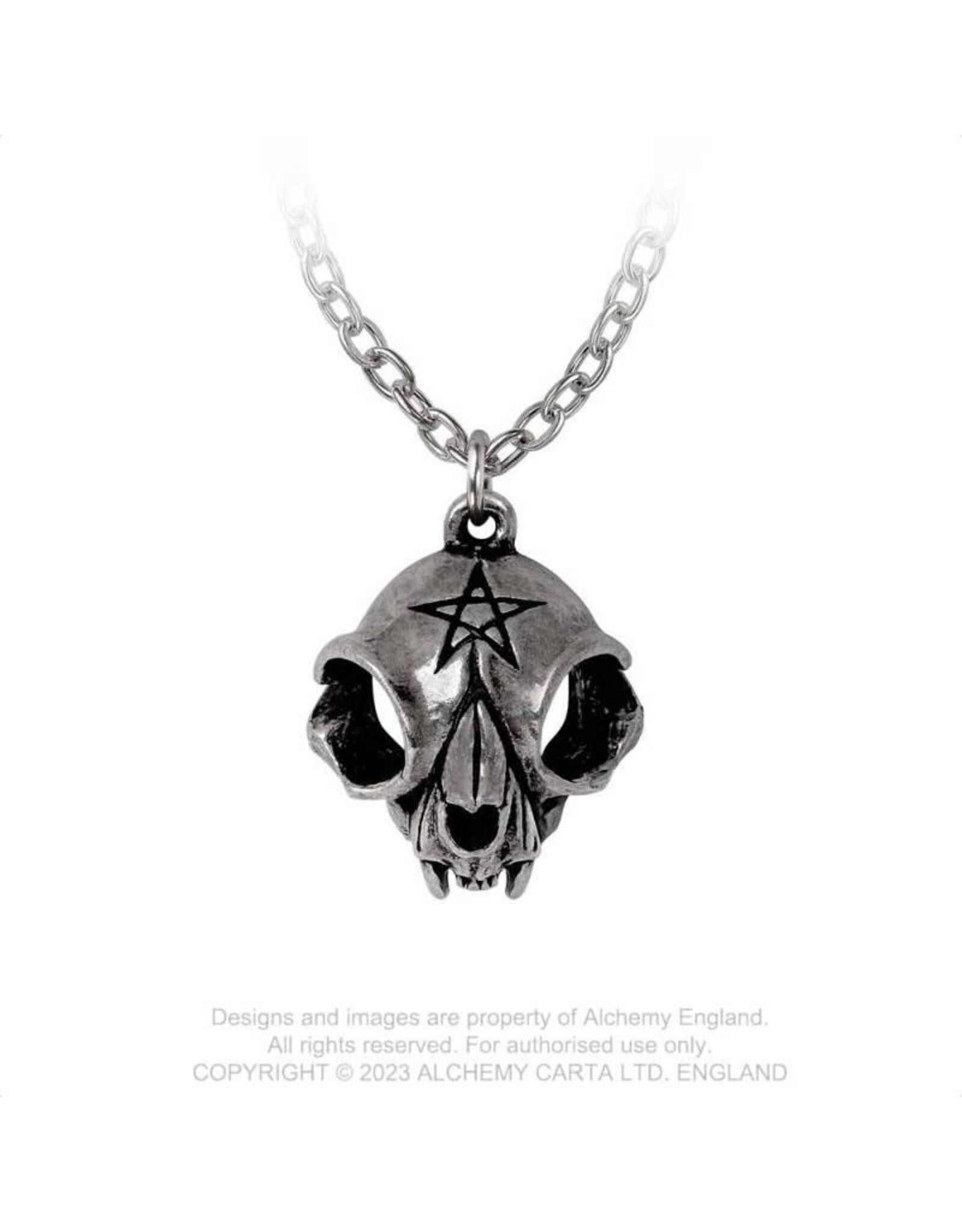 Alchemy Jewellery - Alchemy MY FOREVER FRIEND Cat Skull Necklace