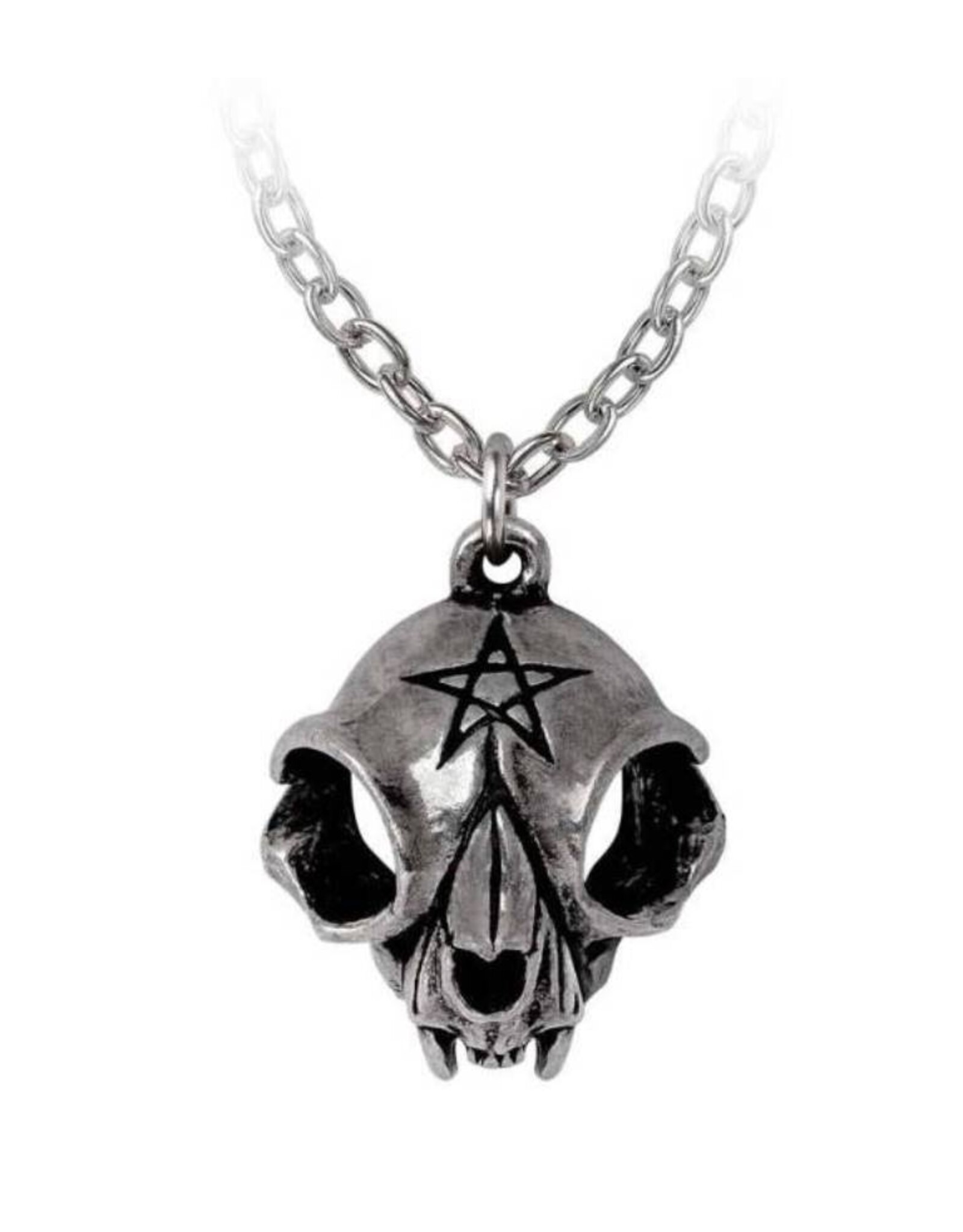 Alchemy Jewellery - Alchemy MY FOREVER FRIEND Cat Skull Necklace