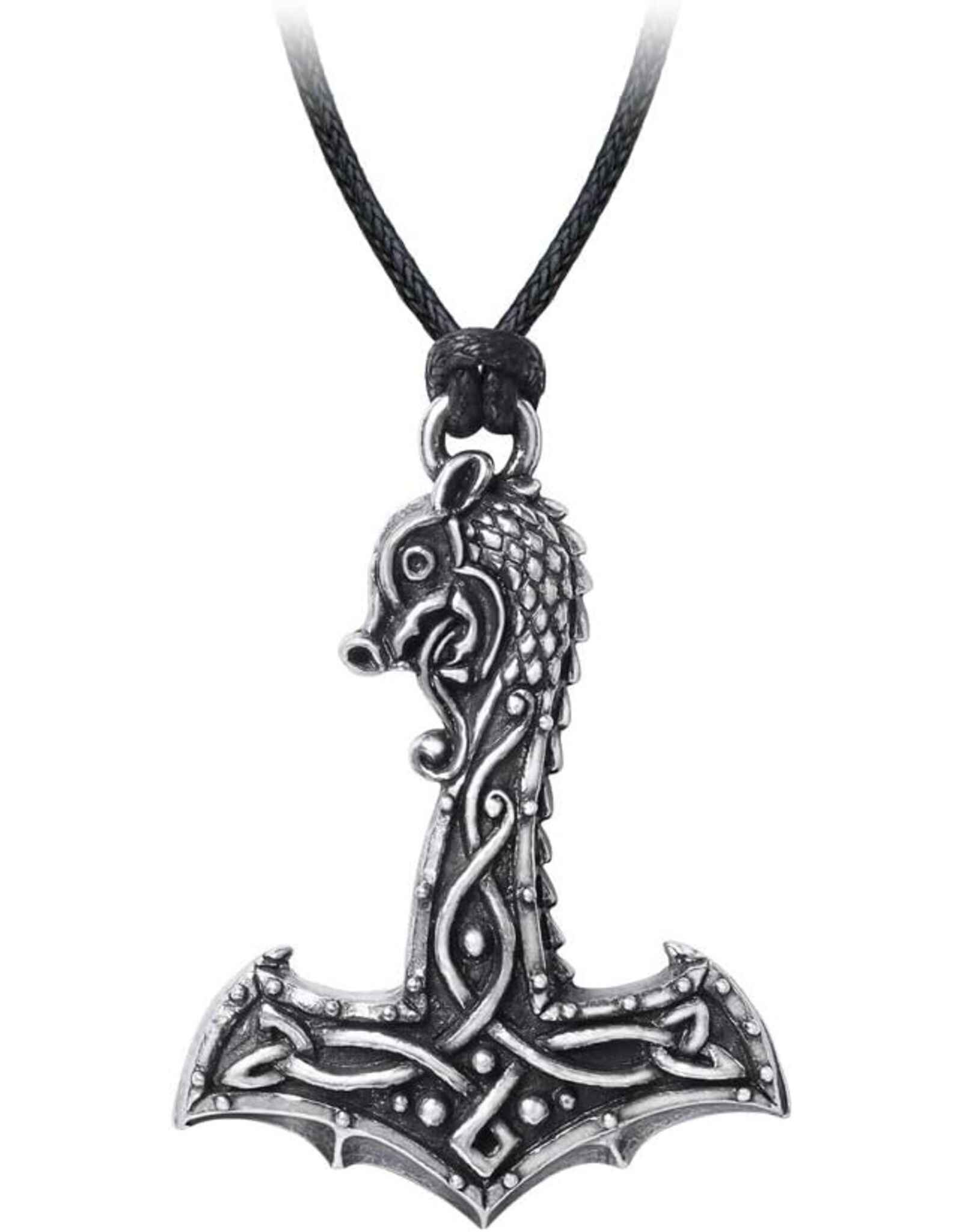 Alchemy Gothic jewellery Steampunk jewellery -  Alchemy Drakkar Hammer Necklace Celtic