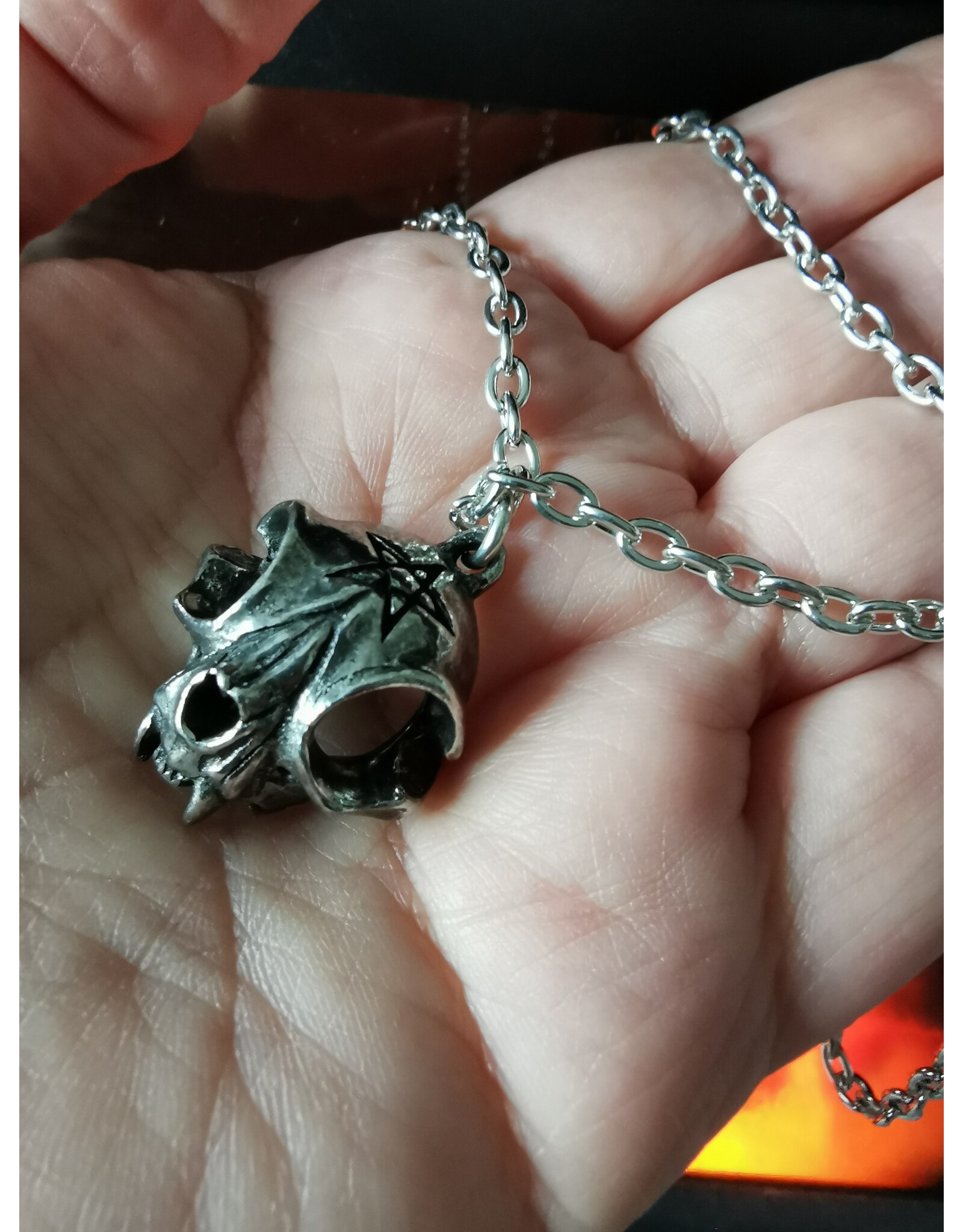 Alchemy Jewellery - Alchemy MY FOREVER FRIEND Cat Skull Necklace