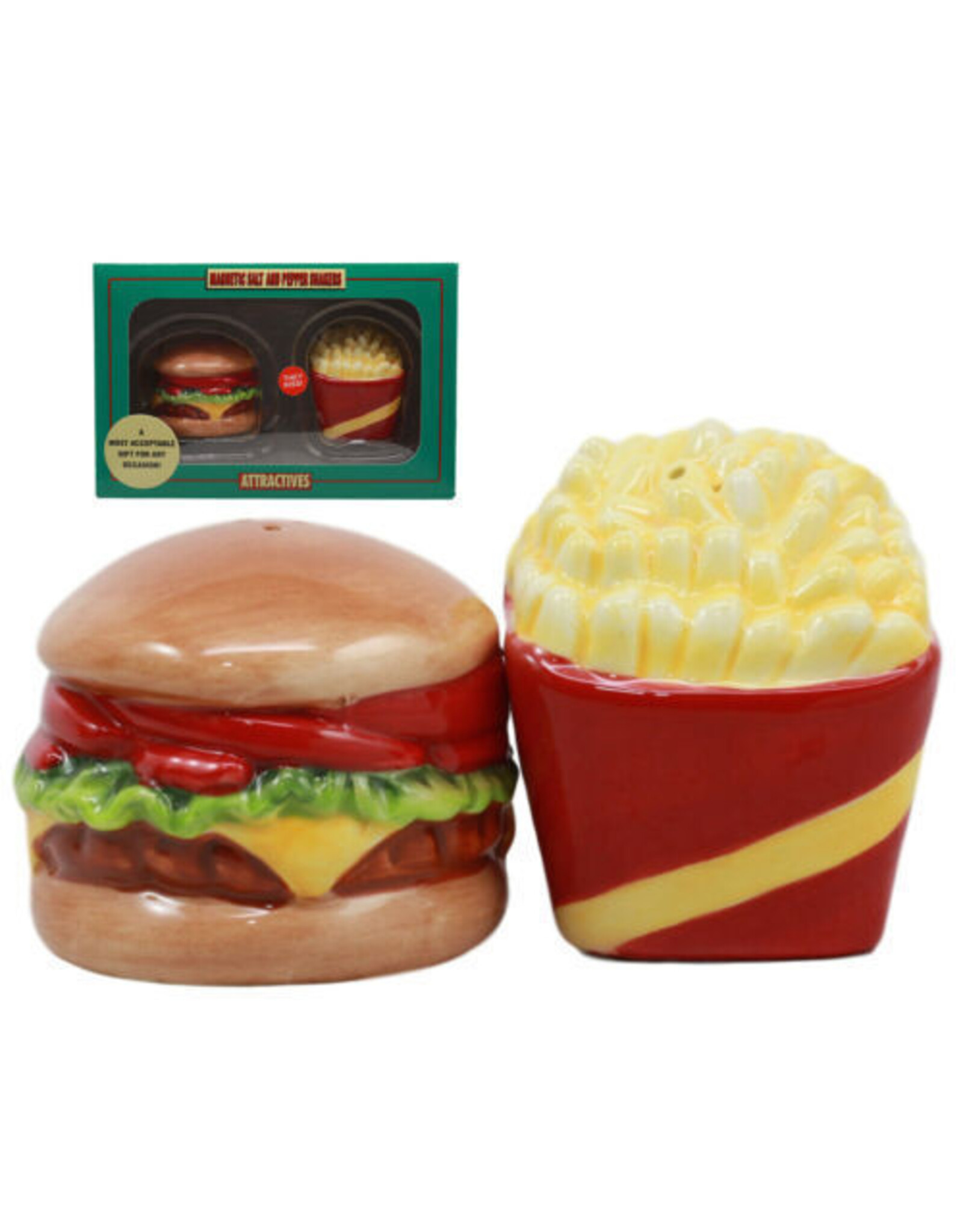 MC Giftware & Lifestyle - Salt & Pepper set "Burgersfries"