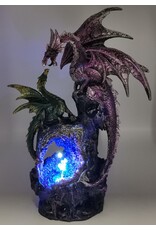 Trukado Giftware Figurines Collectables - Creators Call Dragon and Dragonling Light Up Ornament