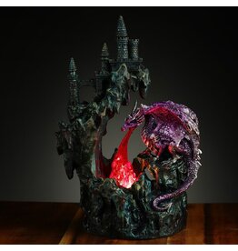 Trukado Dark Legends Dragon with Fire Breath LED Cliff Castle