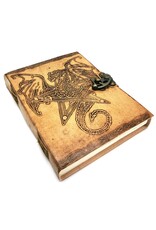 AWG Miscellaneous - Leather Journal with Embossed Dragon & Pentagram 20cm x 15cm