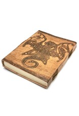 AWG Miscellaneous - Leather Journal with Embossed Dragon & Pentagram 20cm x 15cm