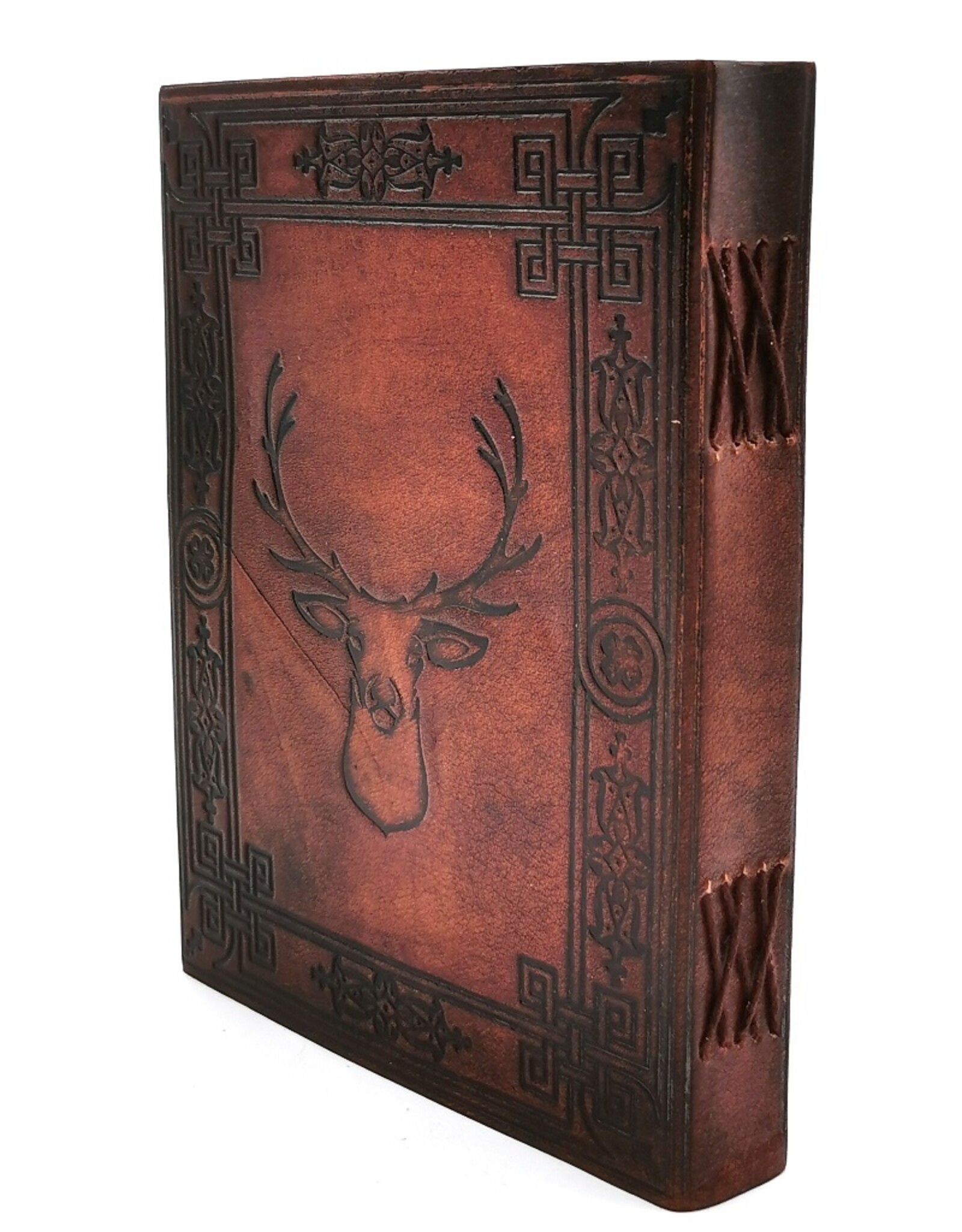 AWG Miscellaneous - Leather Journal with Embossed Stag 20cm x 15cm