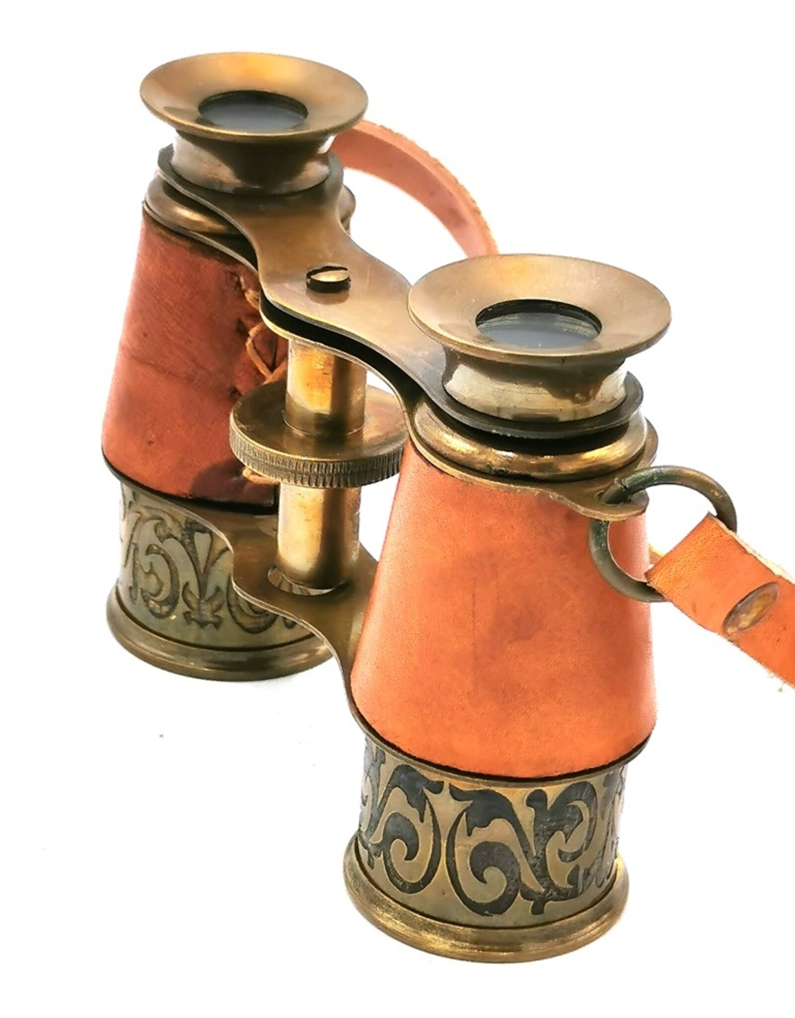 AWG Giftware & Lifestyle - Ornate Opera Glasses Brass Antique look