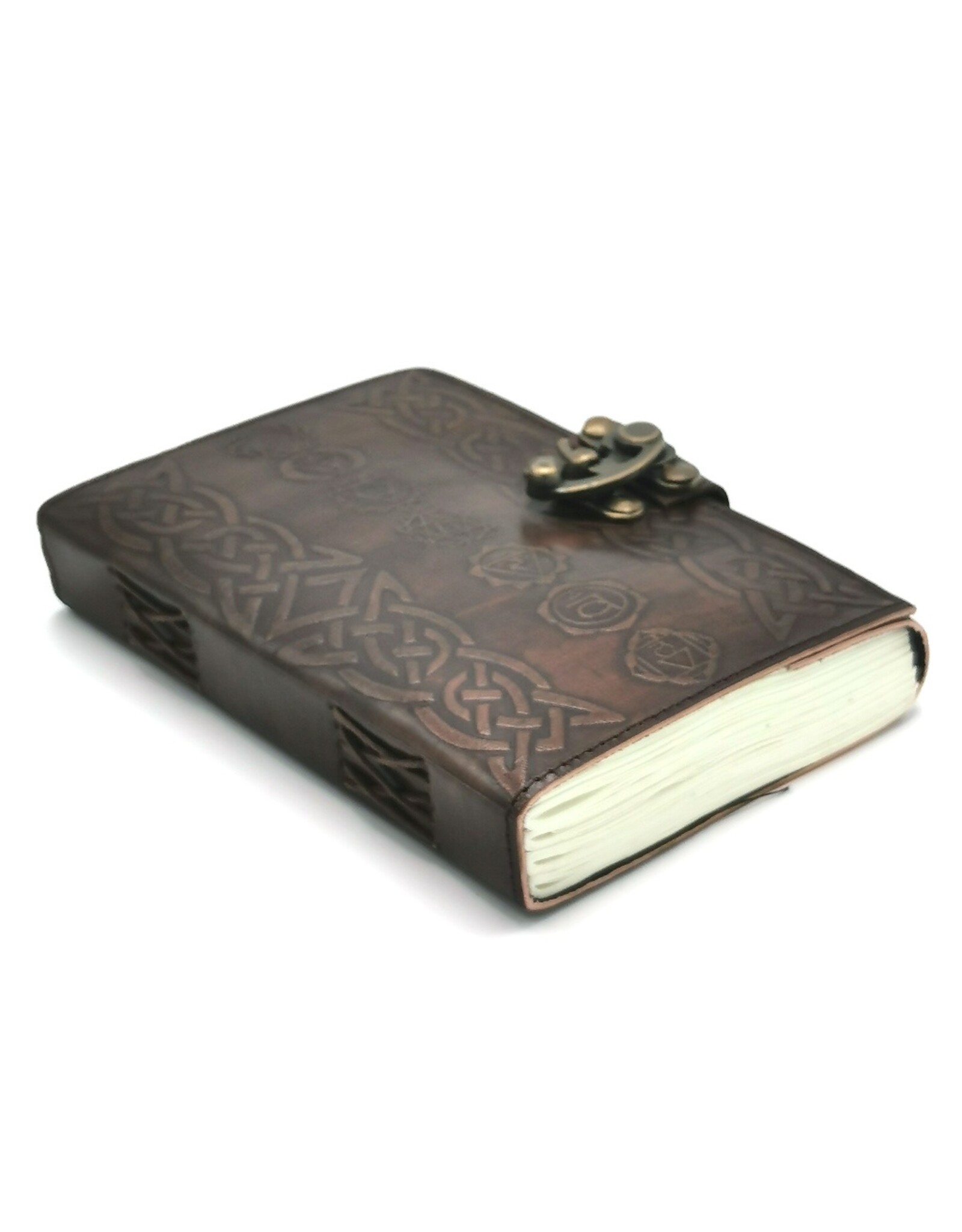 Something Different Miscellaneous -  Seven Chakras Leather Journal (noteboek)