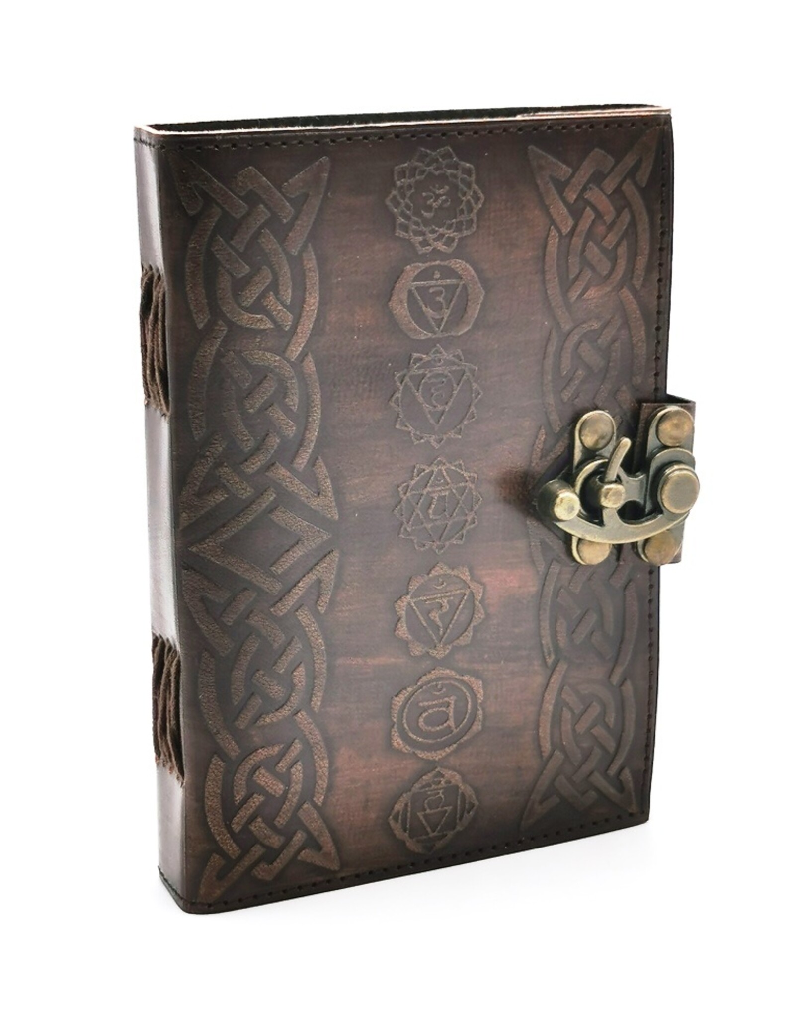 Something Different Miscellaneous -  Seven Chakras Leather Journal (noteboek)