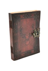 AWG Miscellaneous - Leather Journal with Embossed Stag 20cm x 15cm